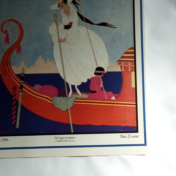 VINTAGE VOGUE PRINT SUMMER FASHIONS NUMBER OF VOGUE JUNE 1 1916 - Picture 4 of 10